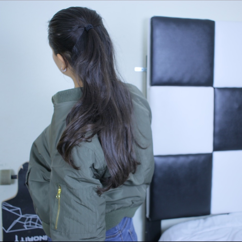 Army Green Puffer Jacket